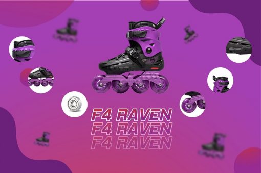 giày patin flying eagle f4 raven